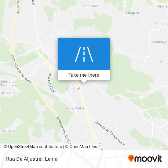 Rua De Aljustrel mapa