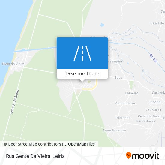 Rua Gente Da Vieira map