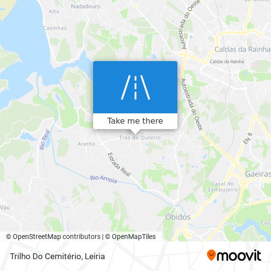 Trilho Do Cemitério map