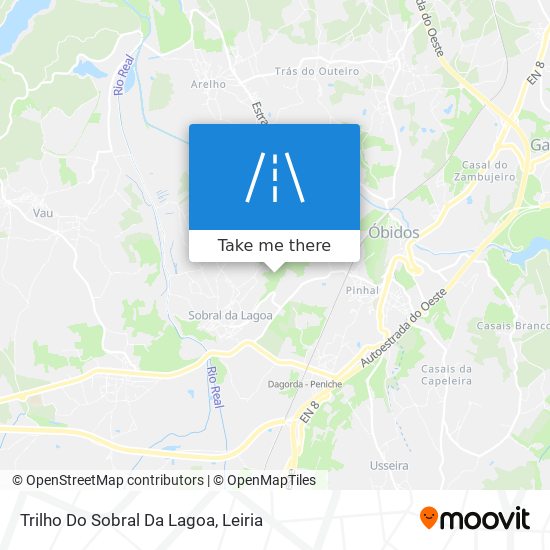 Trilho Do Sobral Da Lagoa map