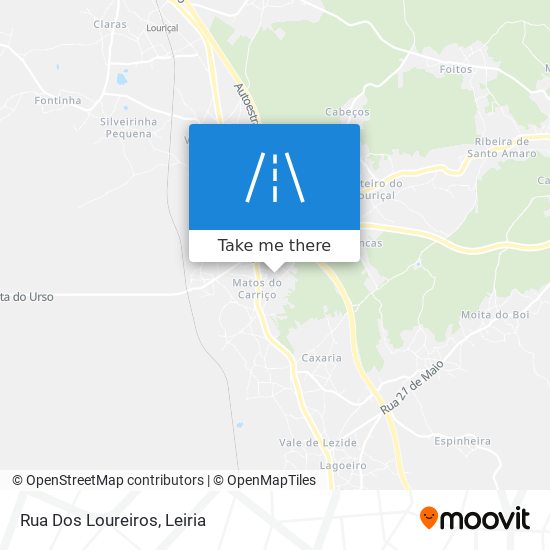 Rua Dos Loureiros mapa