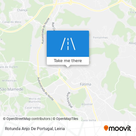 Rotunda Anjo De Portugal map