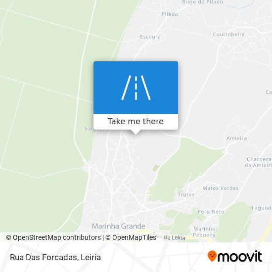 Rua Das Forcadas mapa