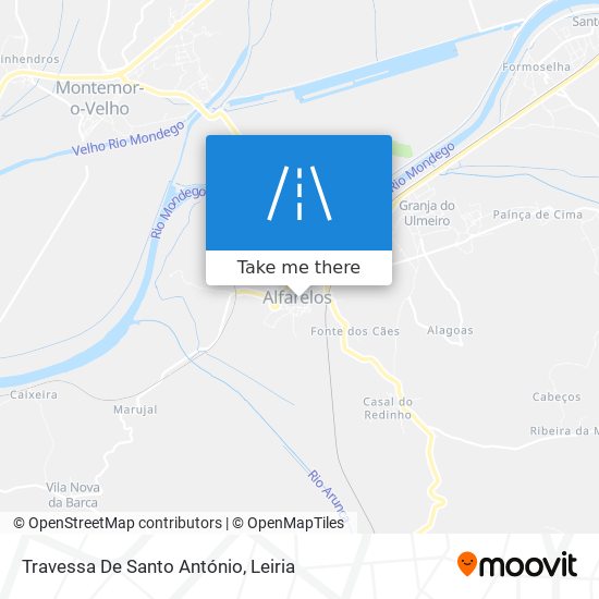Travessa De Santo António map