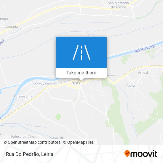 Rua Do Pedrão mapa