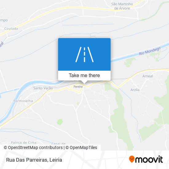 Rua Das Parreiras map