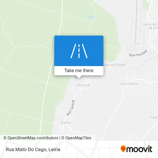 Rua Mato Do Cego map