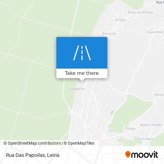 Rua Das Papoilas mapa