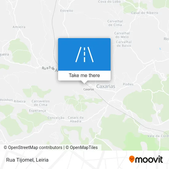 Rua Tijomel map