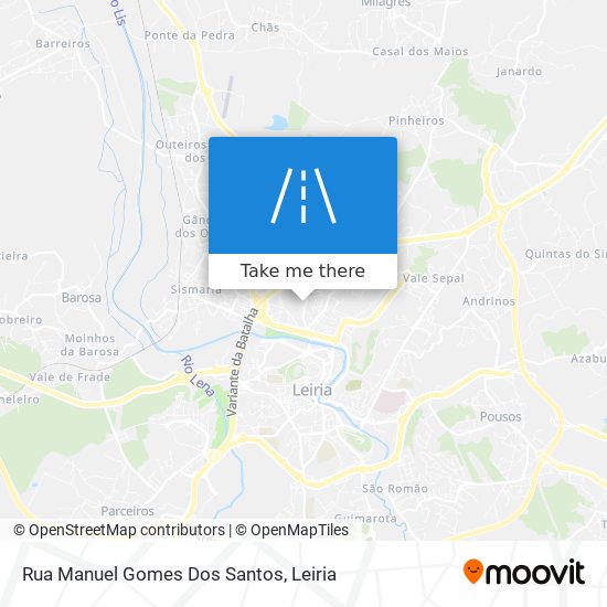 Rua Manuel Gomes Dos Santos map