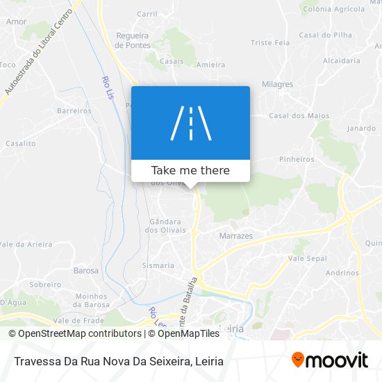 Travessa Da Rua Nova Da Seixeira map