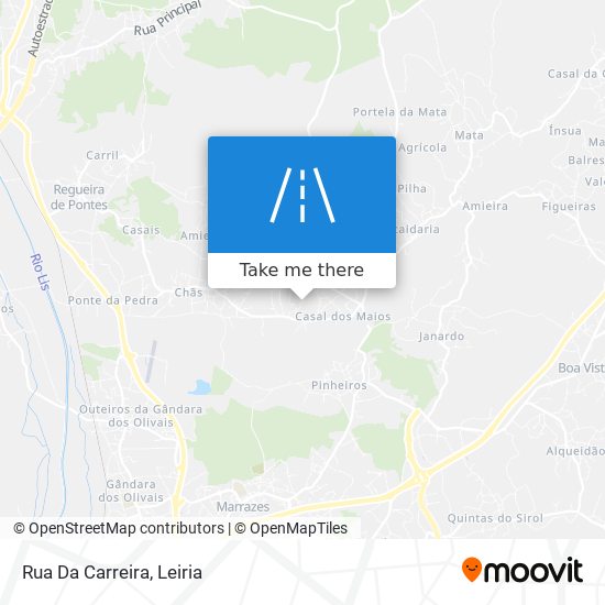 Rua Da Carreira map