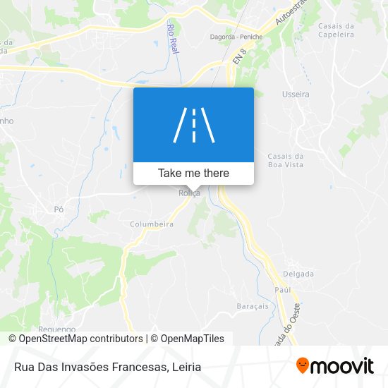 Rua Das Invasões Francesas map