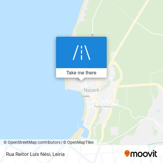 Rua Reitor Luís Nési mapa