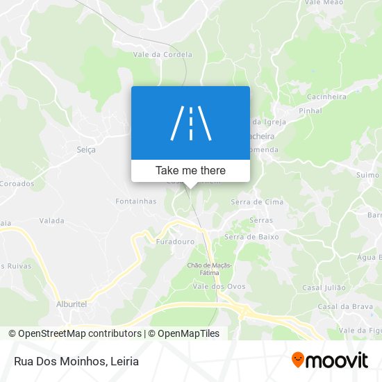 Rua Dos Moinhos map