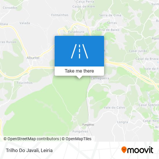 Trilho Do Javali map