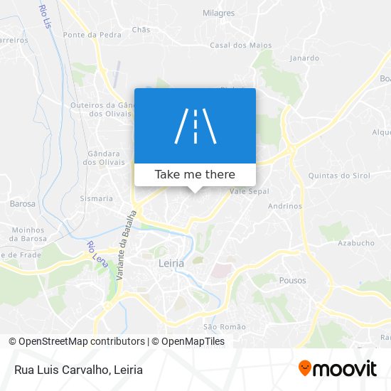 Rua Luis Carvalho map