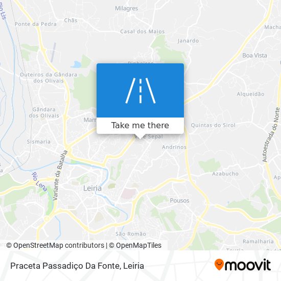 Praceta Passadiço Da Fonte map