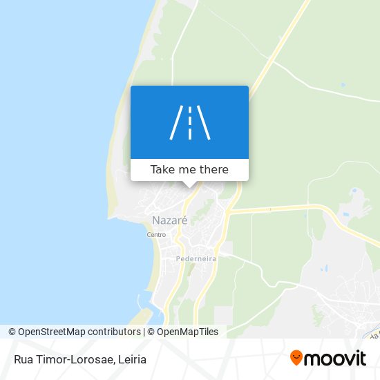 Rua Timor-Lorosae mapa