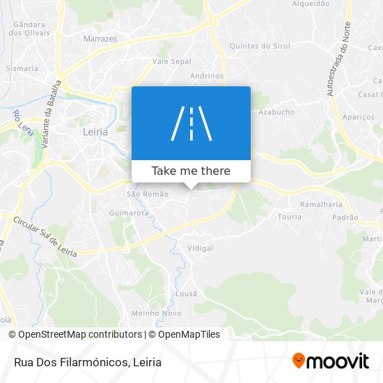 Rua Dos Filarmónicos mapa