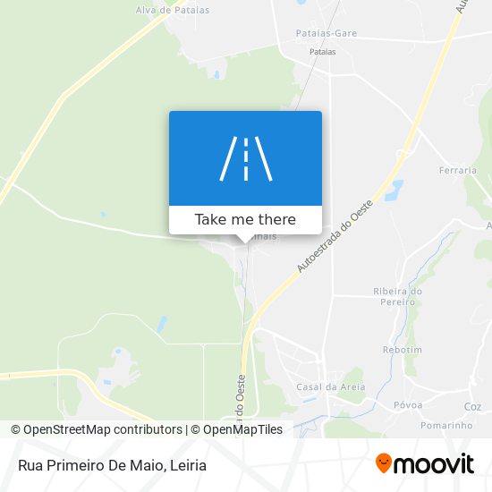 Rua Primeiro De Maio mapa