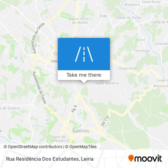 Rua Residência Dos Estudantes map