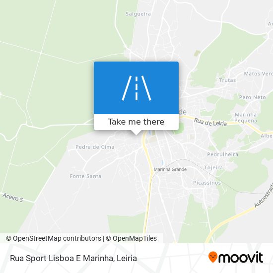 Rua Sport Lisboa E Marinha map