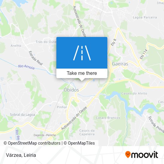 Várzea mapa