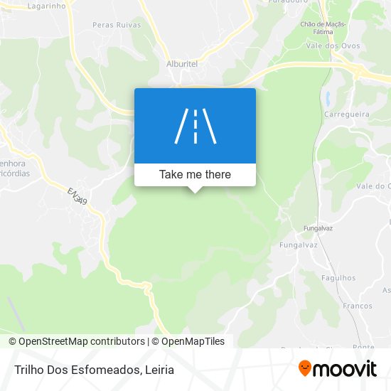 Trilho Dos Esfomeados map