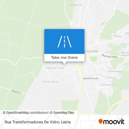 Rua Transformadores De Vidro mapa