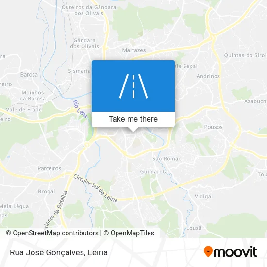 Rua José Gonçalves map