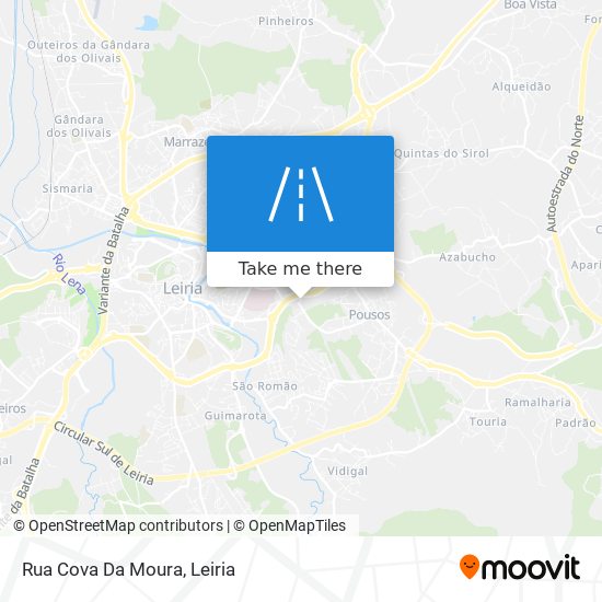 Rua Cova Da Moura map