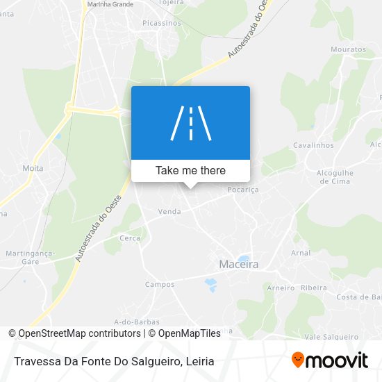 Travessa Da Fonte Do Salgueiro mapa