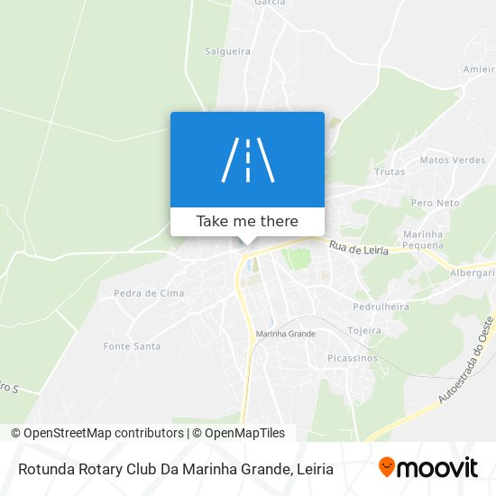 Rotunda Rotary Club Da Marinha Grande map