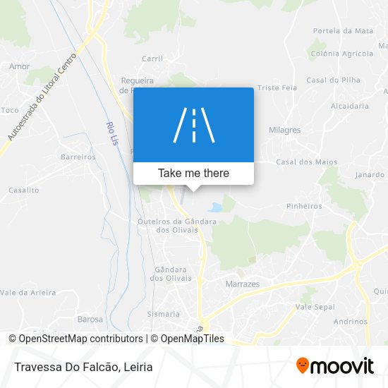 Travessa Do Falcão mapa