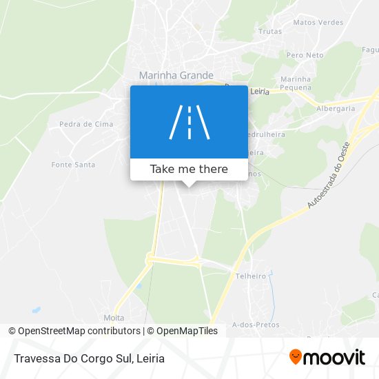 Travessa Do Corgo Sul mapa