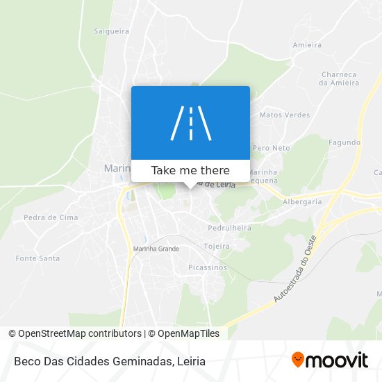 Beco Das Cidades Geminadas mapa