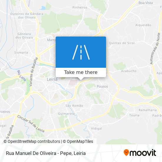 Rua Manuel De Oliveira - Pepe map