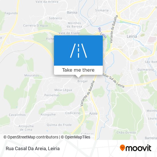 Rua Casal Da Areia map