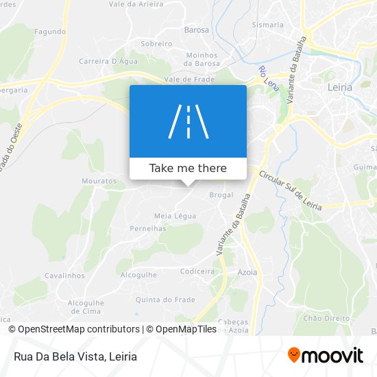 Rua Da Bela Vista map