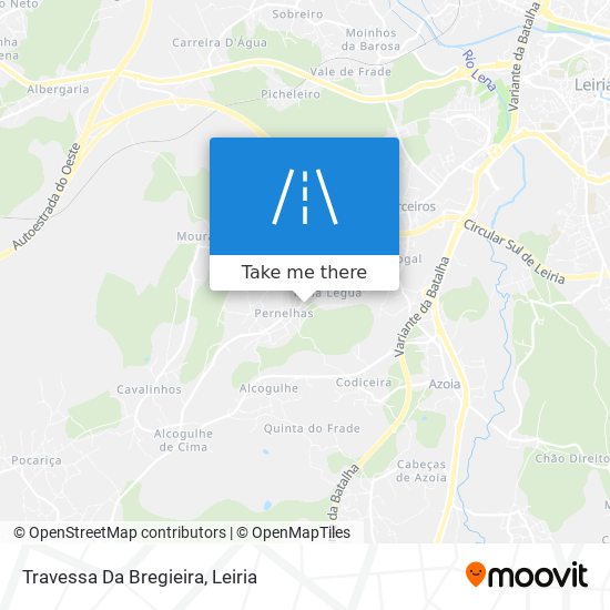 Travessa Da Bregieira map