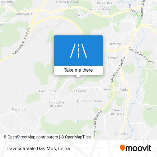 Travessa Vale Das Mós mapa