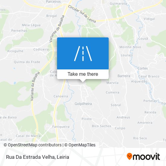 Rua Da Estrada Velha map