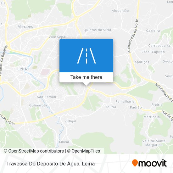 Travessa Do Depósito De Água mapa