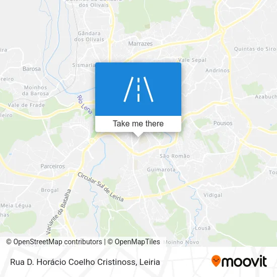 Rua D. Horácio Coelho Cristinoss map