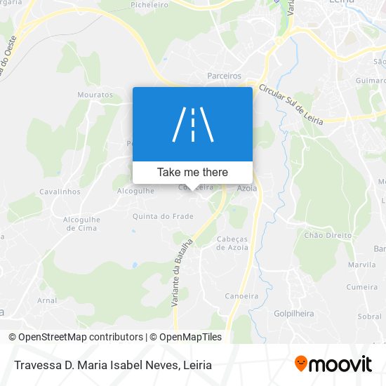 Travessa D. Maria Isabel Neves mapa