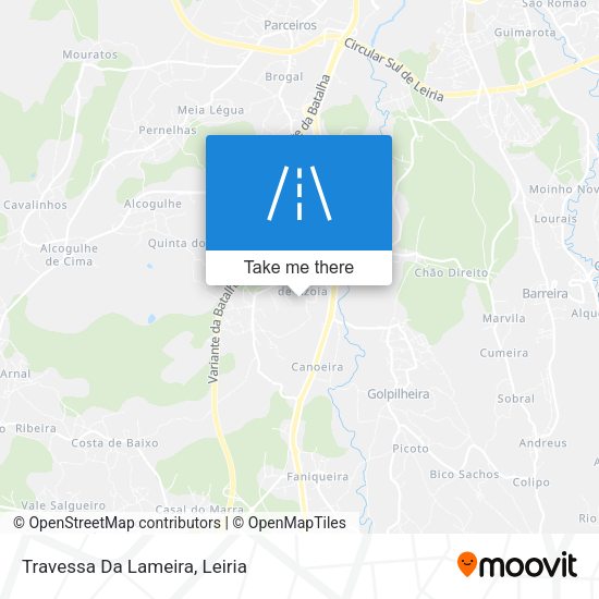 Travessa Da Lameira mapa