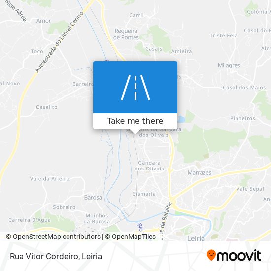 Rua Vitor Cordeiro map