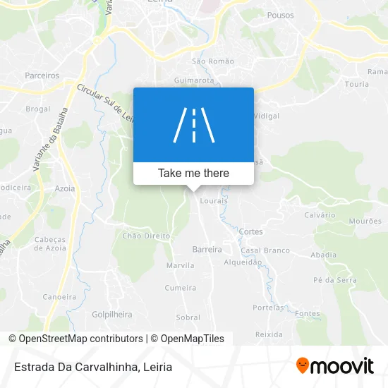 Estrada Da Carvalhinha map