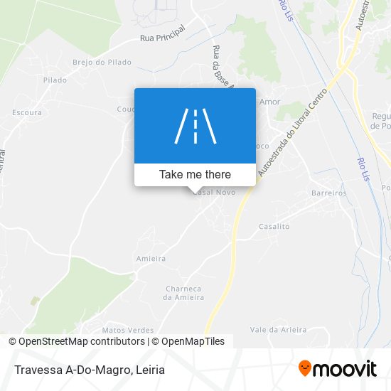 Travessa A-Do-Magro map